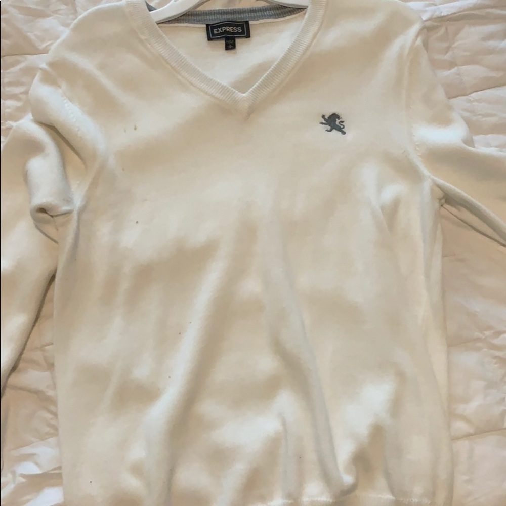 V neck sweater